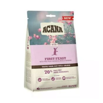 Opakowanie suchej karmy z kurczakiem i śledziem dla kota młodego