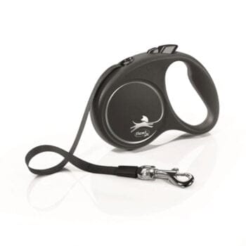 Smycz automatyczna dla psa czarna