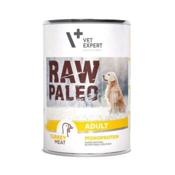 Puszka mokrej karmy dla psów dorosłych monoproteina z indykiem