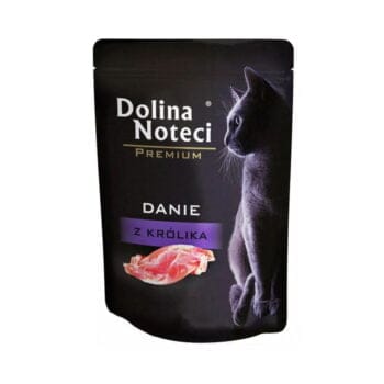 Saszetka mokrej karmy - danie z królika dla kota