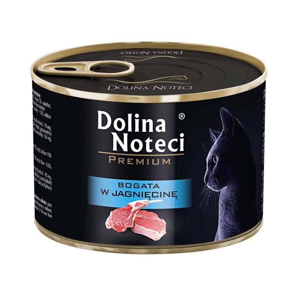 Puszka mokrej karmy z jagnięciną dla kota