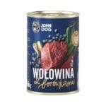 Puszka mokrej karmy z wołowiną i borówkami dla psa