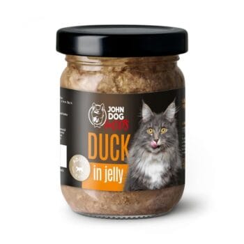 Słoiczek karmy mokrej - galaretka o smaku kaczki dla kota dorosłyego