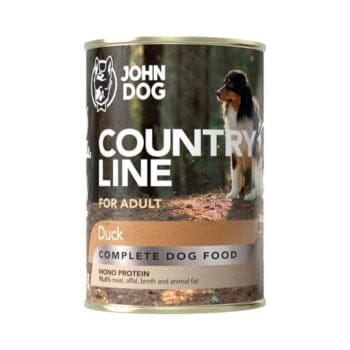 Puszka mokrej karmy z kaczką dla psa