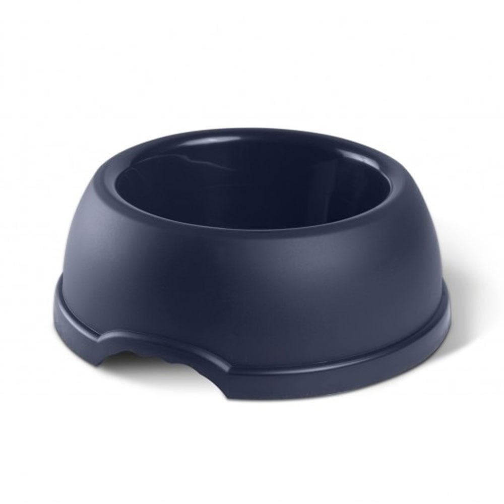 Pojedyncza granatowa miska dla psa