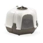 Zamykana narożna kuweta dla kota