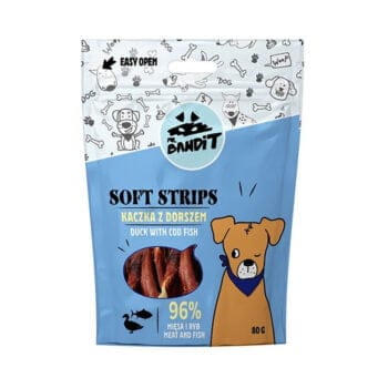 Opakowanie przysmaków kaczka z dorszem dla psa