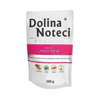 Saszetka mokrej karmy z indykiem dla psa dorosłego