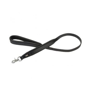 Czarna smycz dla psa