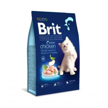 Opakowanie suchej karmy z kurczakiem dla kota