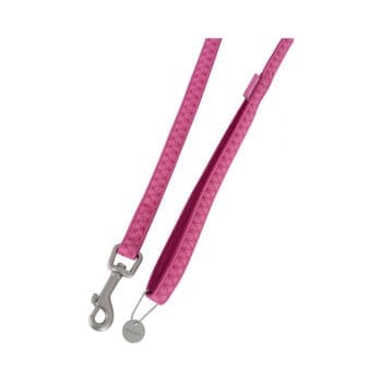 Różowa smycz dla psa