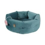 Ciemnozielone legowisko dla kota