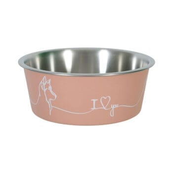 Jasnoróżowa miska dla psa