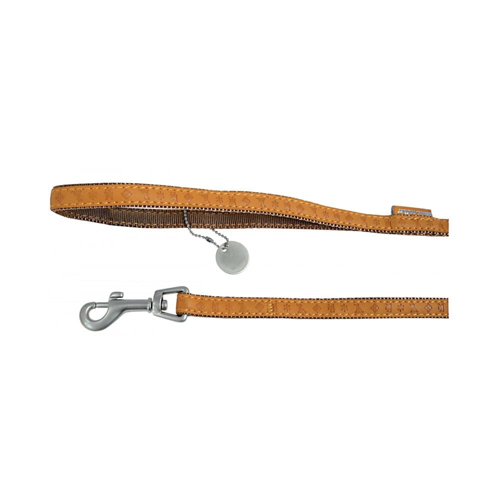 Żółta smycz dla psa