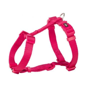 Fuksjowe szelki dla psa