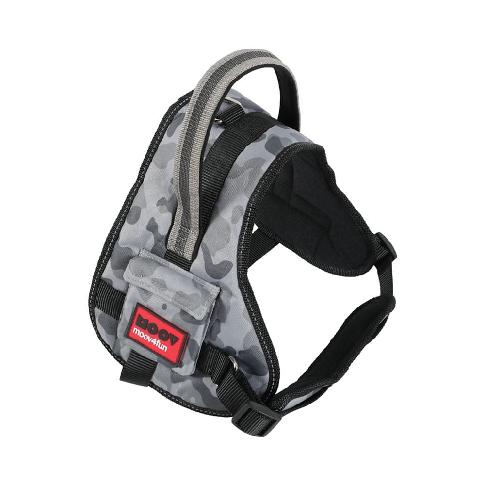 Szare szelki regulowane dla psa