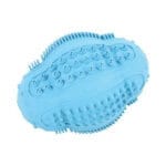 Niebieska piłka kauczukowa dla psa