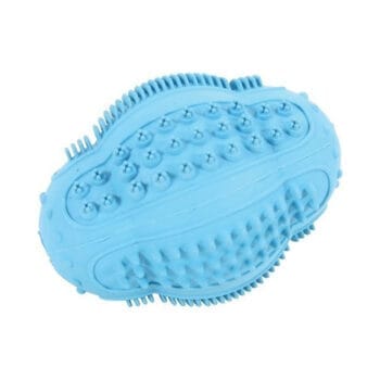 Niebieska piłka kauczukowa dla psa