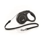 Smycz flexi czarna dla psa