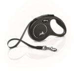 Smycz flexi czarna dla psa