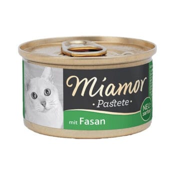 Puszka mokrej karmy dla kota dorosłego z bażantem