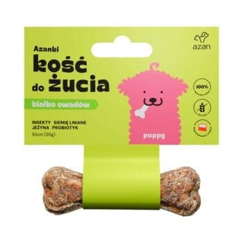Kość z insektami dla psa szczeniaka