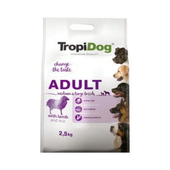 Opakowanie karmy suchej z jagnięciną dla psa