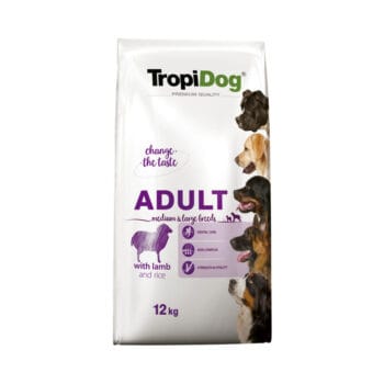 Worek karmy z jagnięciną dla psa dorosłego