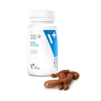 Opakowanie tabletek na sierść dla psa i kota