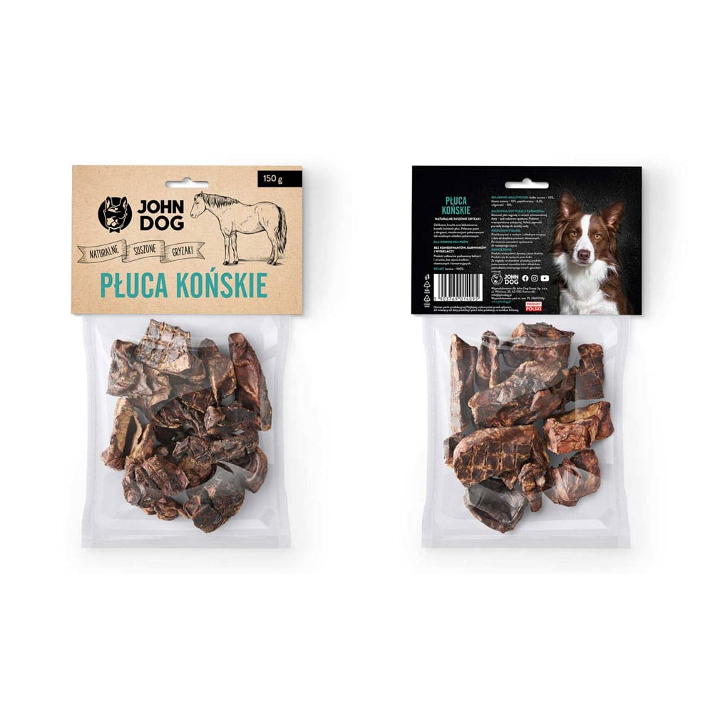 Płuca końskie dla psa