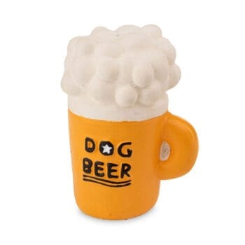 Lateksowy kufel z piwem zabawka dla psa