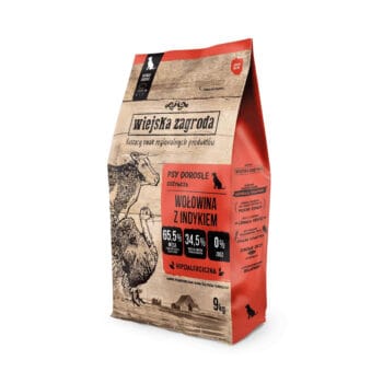 Wiejska Zagroda Karma sucha – Wołowina z indykiem 9kg