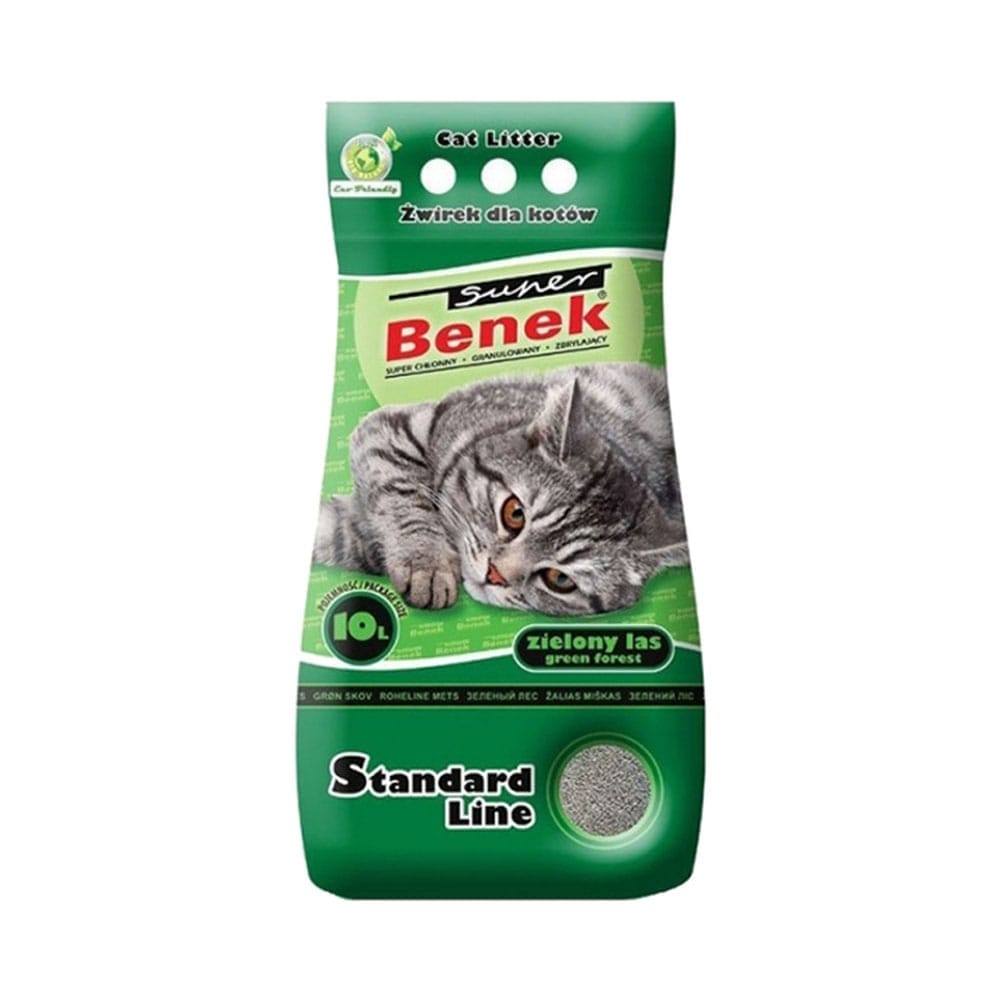 Opakowanie żwirku zielony las dla kota