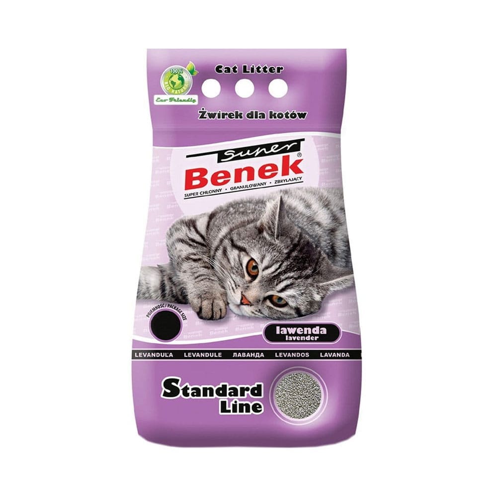 Opakowanie żwirku lawendowego dla kota