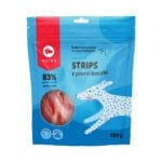 Opakowanie przysmaków stripsów z kaczki dla psa