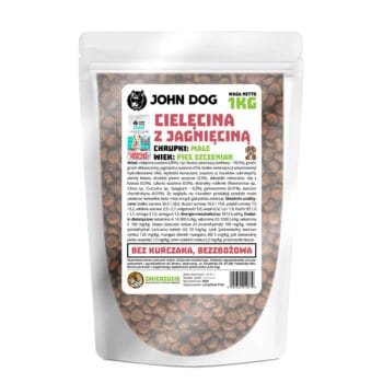 John Dog - karma na wagę, cielęcina z jagnięciną dla szczeniaka na wagę