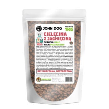 John Dog - karma na wagę, cielęcina z jagnięciną na wagę