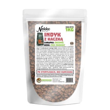 Karma Nekko indyk z kaczką po sterylizacji na wagę