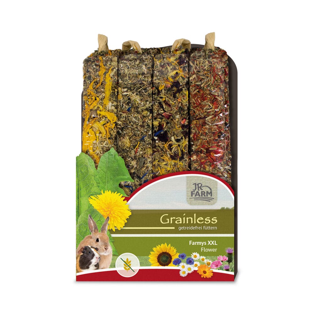 4 kolby różne smaki dla gryzoni