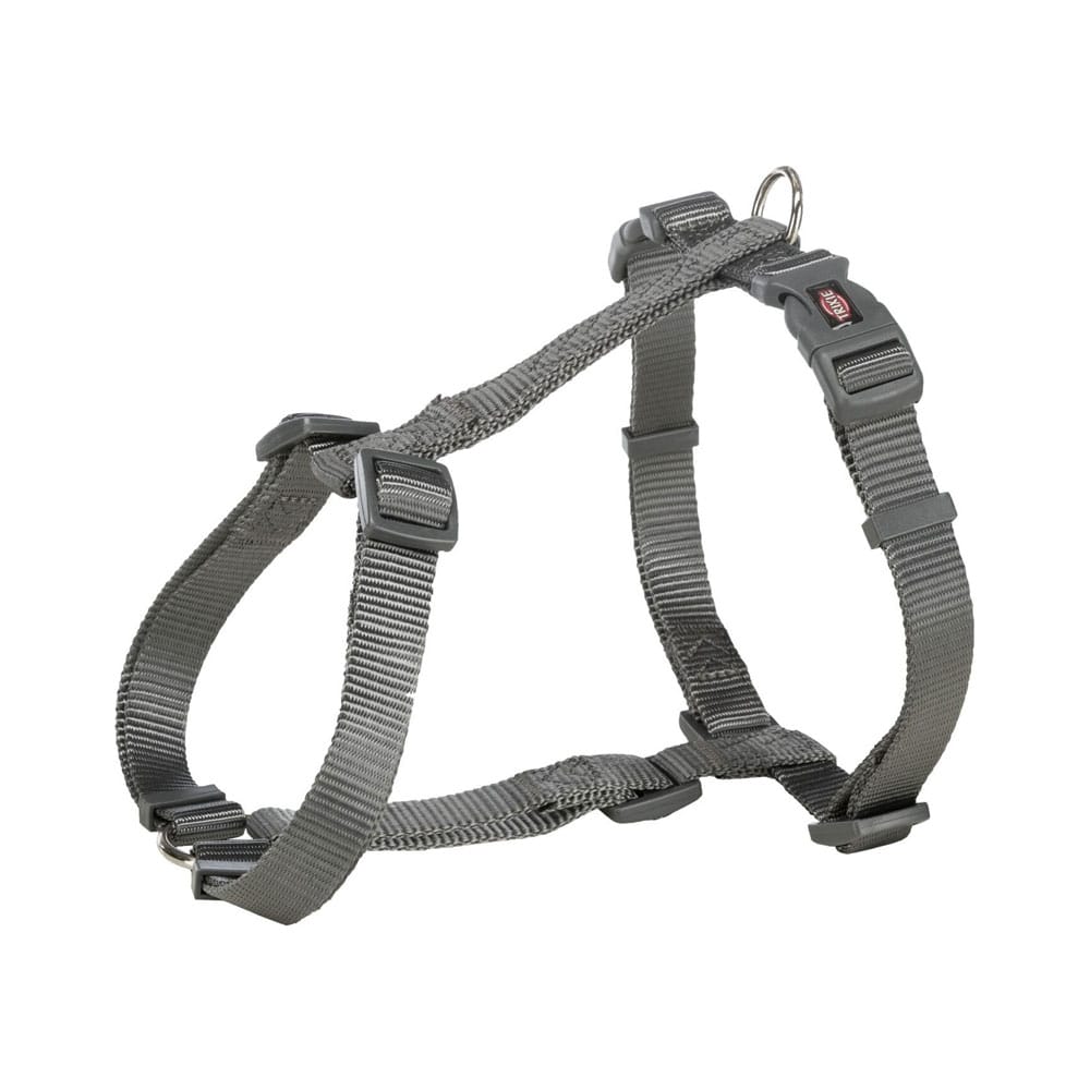 Szare szelki dla małego i średniego psa