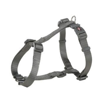 Szare szelki dla średniego i dużego psa