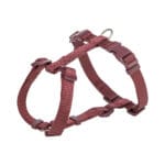 Bordowe szelki dla małego i średniego psa