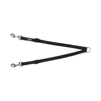 Czarny rozdzielacz do smyczy