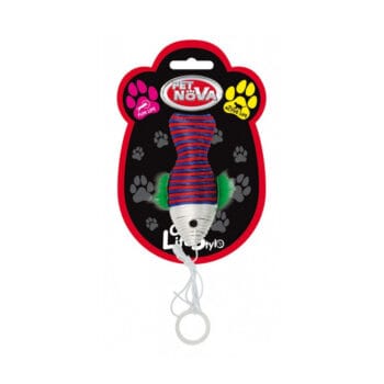 Rybka na sznurku dla kota