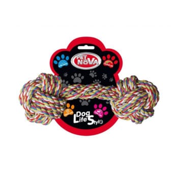 Hantel ze sznura bawełnianego dla psa