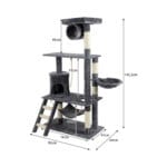 Szary drapak dla kota