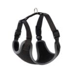 Czarne szelki bezuciskowe dla psa