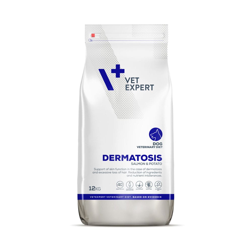 Opakowanie suchej karmy dla psa Vet Expert Dermatosis Salomon & Potato Dry