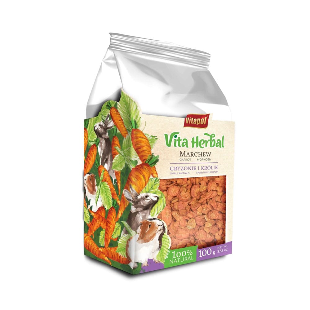 Marchew suszona dla gryzoni