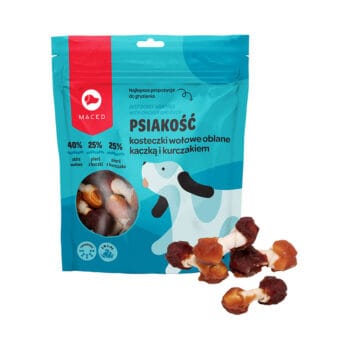 Opakowanie kości wołowych z kaczką i kurczakiem